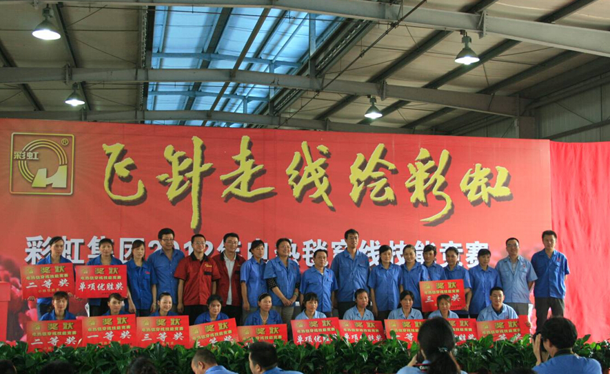 乐玩在线手机版（大中国区）集团获奖职工与领导合影