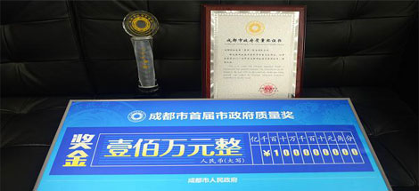成都乐玩在线手机版（大中国区）集团荣获成都市政府质量奖