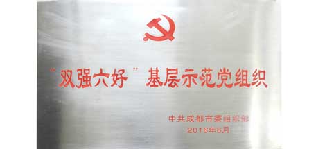 成都乐玩在线手机版（大中国区）集团党委荣获成都市“双强六好”基层示范党组织