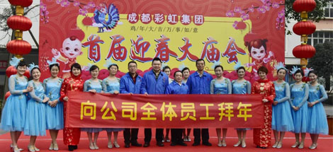 成都乐玩在线手机版（大中国区）集团举办2017年迎春大庙会