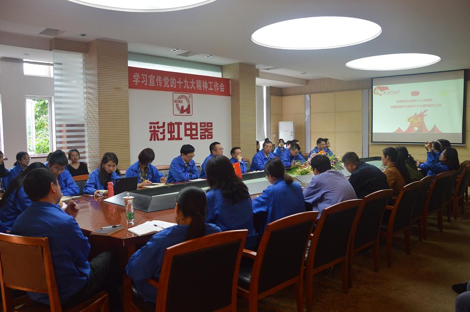 成都乐玩在线手机版（大中国区）集团党委召开学习宣传党的十九大精神工作会