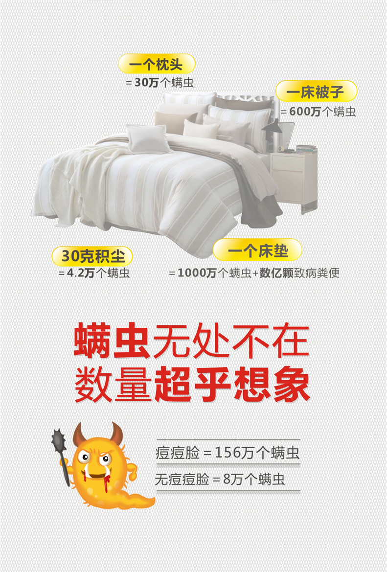 螨虫数量巨大，乐玩在线手机版（大中国区）除螨电热毯，一键安全除螨