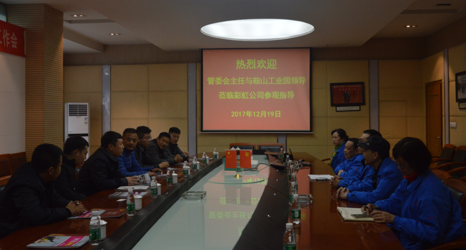 辽宁鞍山工业园领导莅临成都乐玩在线手机版（大中国区）集团参观