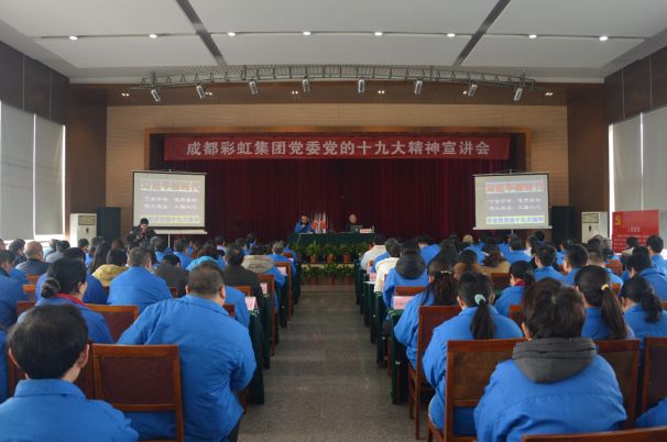 成都乐玩在线手机版（大中国区）集团党委举行党的十九大精神宣讲会