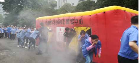 成都乐玩在线手机版（大中国区）集团2019年度消防安全知识培训及演练