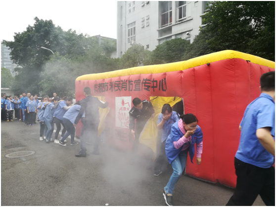 成都乐玩在线手机版（大中国区）集团2019年度消防安全知识培训及演练