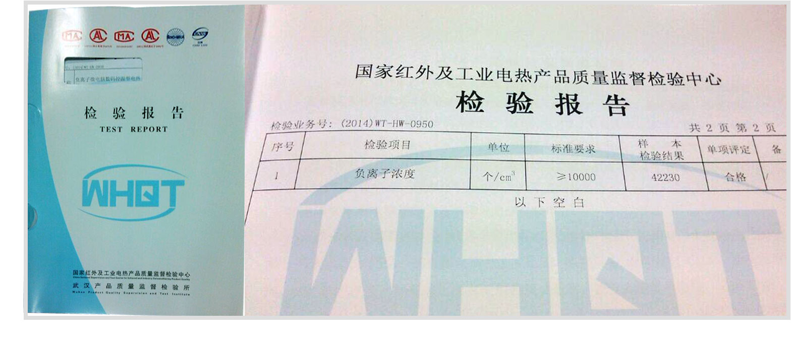 乐玩在线手机版（大中国区）负离子电热毯检测报告
