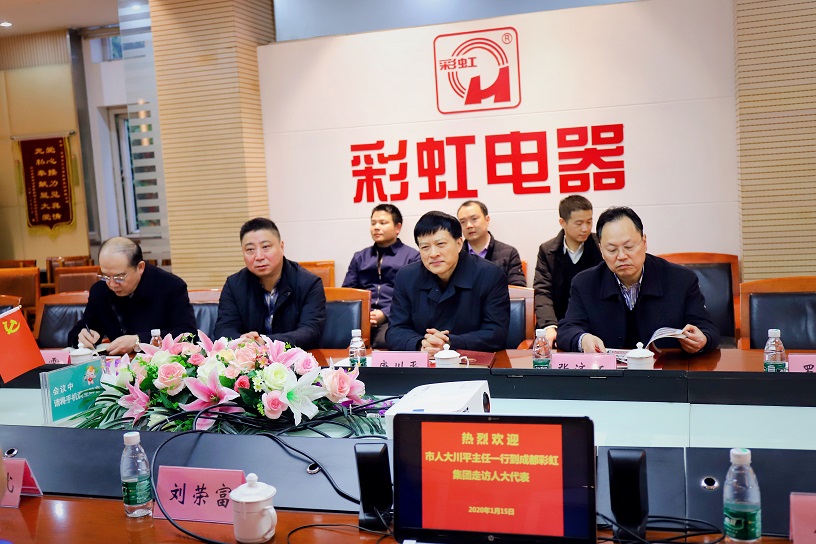 市人大唐川平主任到成都乐玩在线手机版（大中国区）集团走访人大代表刘荣富