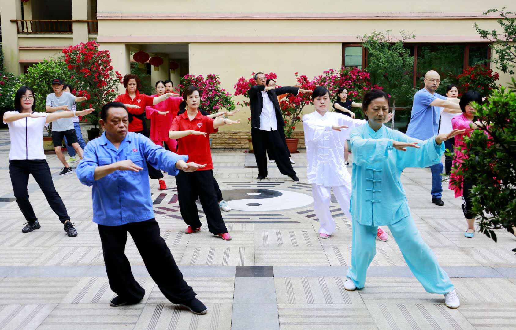 成都乐玩在线手机版（大中国区）集团太极拳协会活动