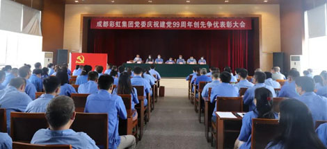 成都乐玩在线手机版（大中国区）集团党委举行庆祝建党99周年创先争优表彰大会