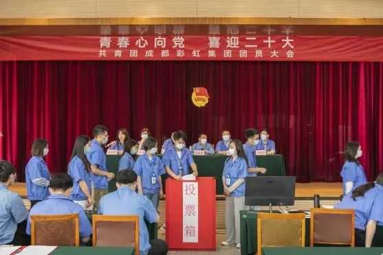 成都乐玩在线手机版（大中国区）集团召开2022年团员大会暨团委换届选举会议