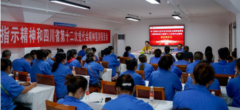 市总工会领导莅临成都乐玩在线手机版（大中国区）集团宣讲习近平总书记来川视察重要指示精神和四川省第十二次党代会精神